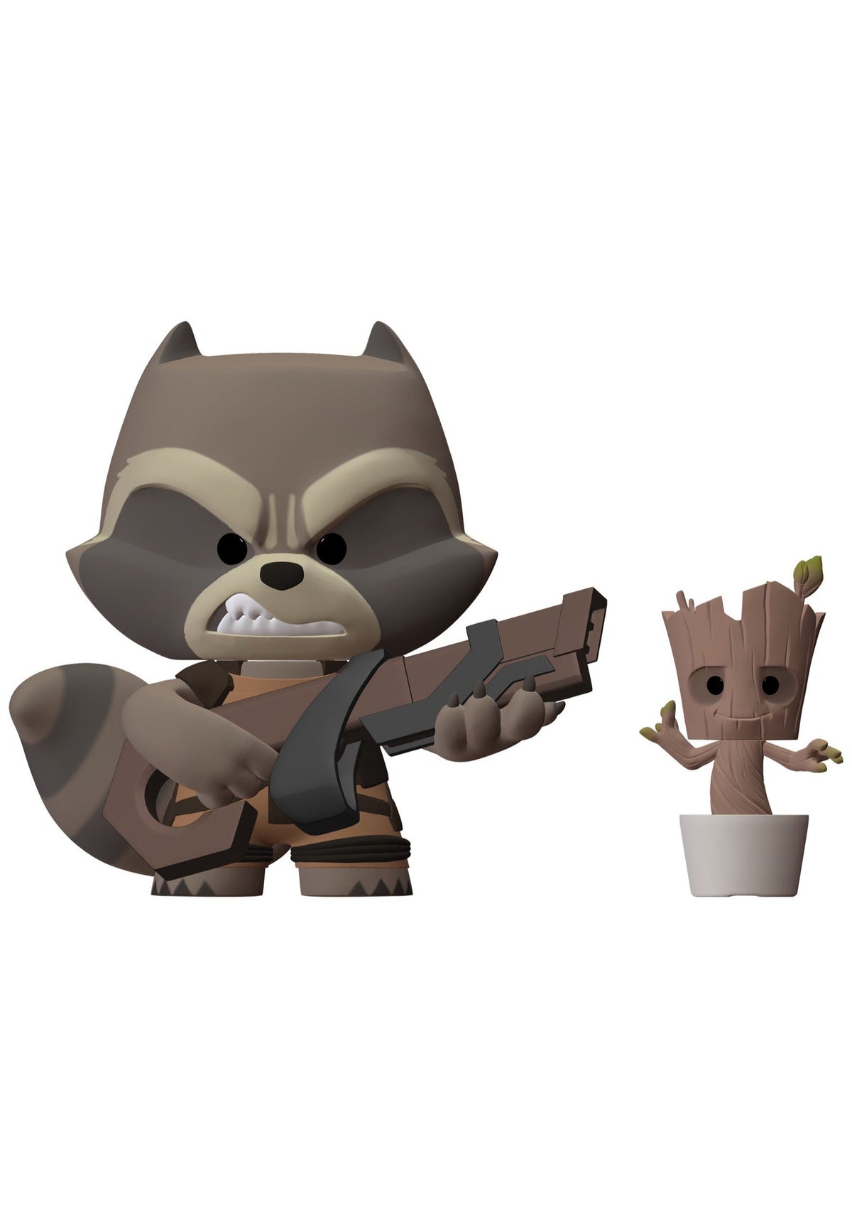 Funko Super Deluxe Vinyl: GOTG - Rocket Raccoon Action Figure