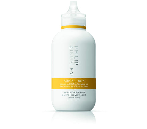 Philip Kingsley | Body Building Weightless Shampoo | Volumising Shampoo for Fine, Limp, Flat, Flyaway Hair | Hydrates, Thickens, Lifts and Adds Volume and Shine | 250ml