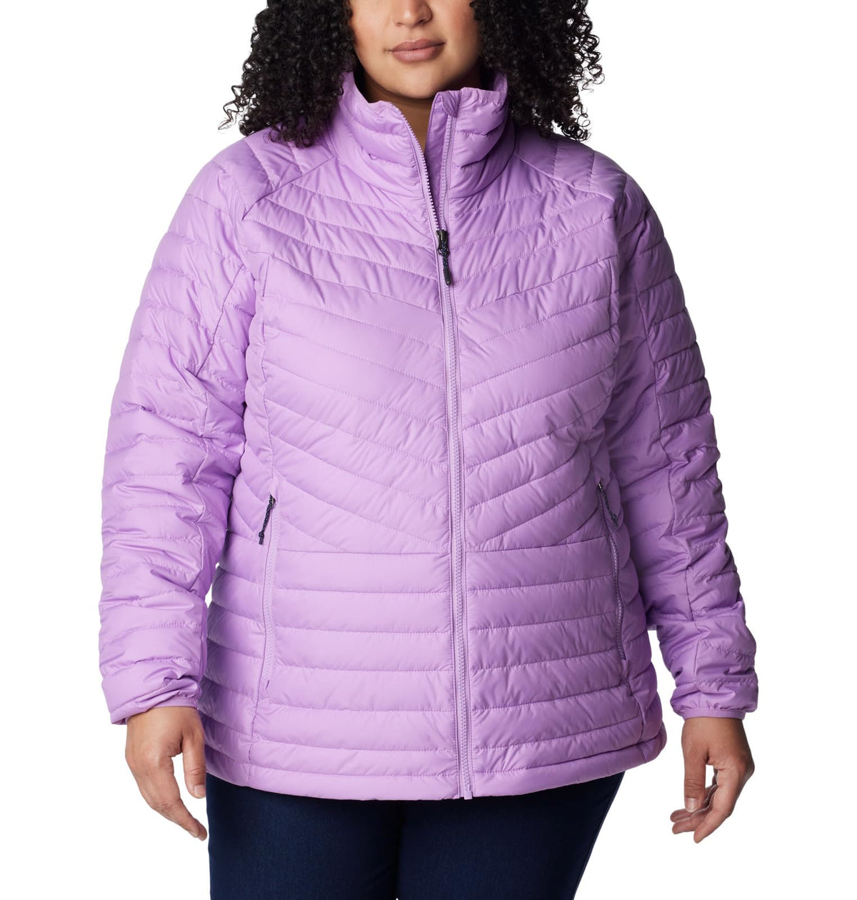 Columbia Women's Powder Lite II Full Zip Jacket, Gumdrop, Medium