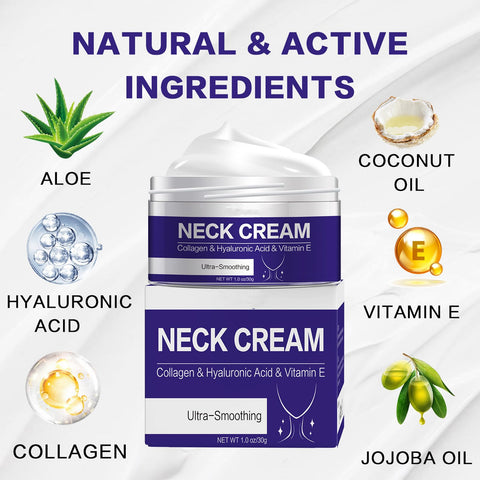 Neck Firming Cream - Neck Cream - Neck Firming Cream Tightening Lifting Sagging Skin - Aging Skin & Saggy Skin - Anti Aging Neck Cream - Reduce Wrinkles & Smoothing Neck Fine LIines - Neck&Body