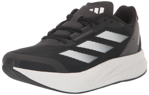 adidas Men's Duramo Speed Running Sneaker, Black/White/Carbon, 11