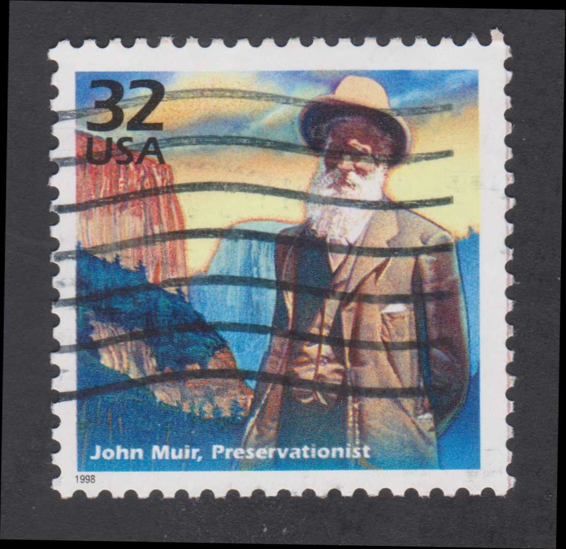 1998 John Muir 32Ãƒâ€šÃ‚Â¢ USA Postage Stamp