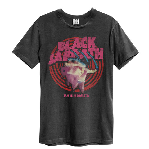 Black Sabbath Amplified Collection - Paranoid Men T-Shirt Charcoal L, 100% Cotton, Regular