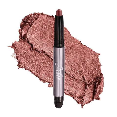 Julep Eyeshadow 101 CrÃ¨me-to-Powder Waterproof Eyeshadow Stick - Red Wine Shimmer - Long-Lasting, Crease-Proof, Warm Red Shimmer Cream Eyeshadow with Built-in Smudger