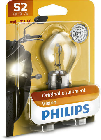 Philips S2 12728BW Headlight Bulb Single in Blister Pack
