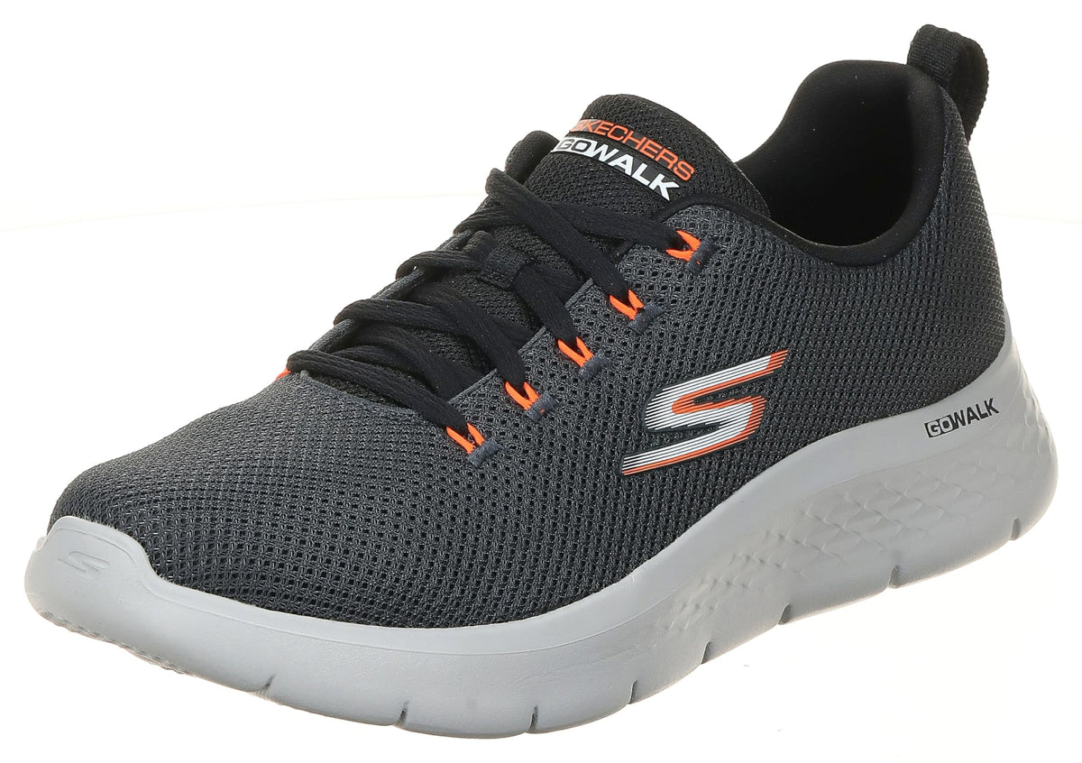 Skechers Men's Go Walk Flex Sneaker, Charcoal/Black, 10