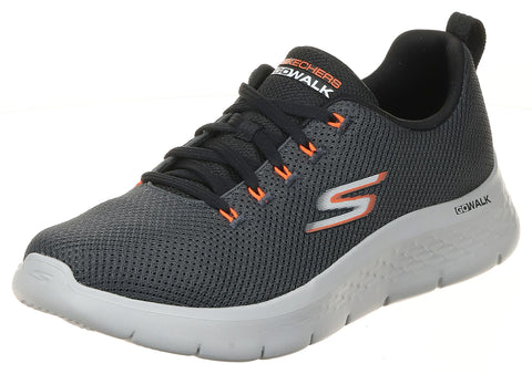 Skechers Men's Go Walk Flex Sneaker, Charcoal/Black, 10
