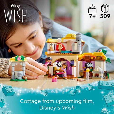 LEGO Disney Wish: Ashaâ€™s Cottage 43231 Building Toy Set, A Cottage for Role-Playing Life in The Hamlet, Collectible Gift This Holiday for Fans of The Disney Movie, Gift for Kids Ages 7 and up