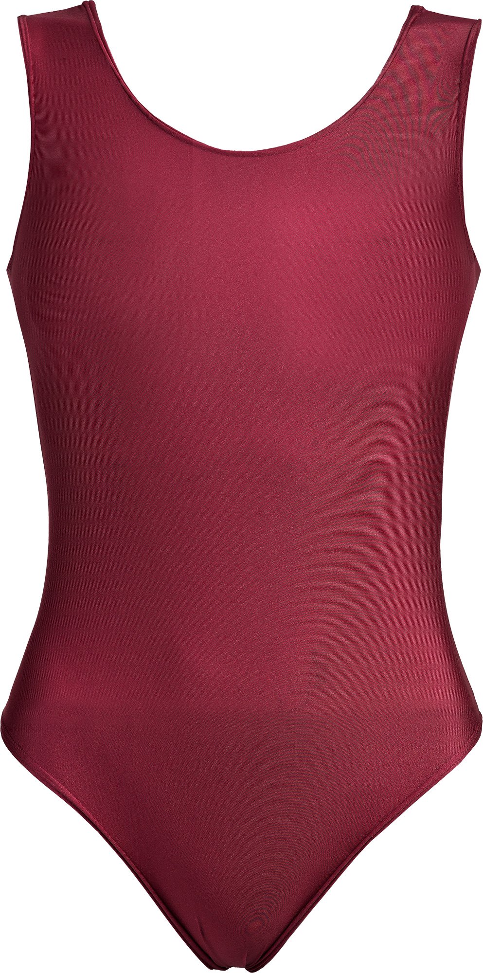 Hi-Co Girls Kids School Sport Dance Gymnastics Ballet Sleeveless Leotard Burgundy 9-10 Years
