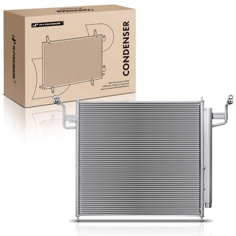 A-Premium Air Conditioning A/C Condenser Compatible with Nissan Titan 2004-2015, Armada 2005-2015, Pathfinder Armada & Infiniti QX56 2004-2010, V8 5.6L, Replace# 921007S200