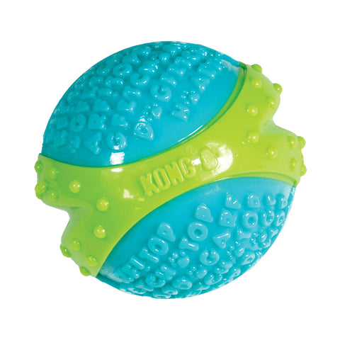 KONG CoreStrength Ball - Dog Dental Chew Toy - Durable, Multi-Layered Dog Toy for Enrichment Play & Dental Care - with Textured Body for Teeth Cleaning - for Large Dogs
