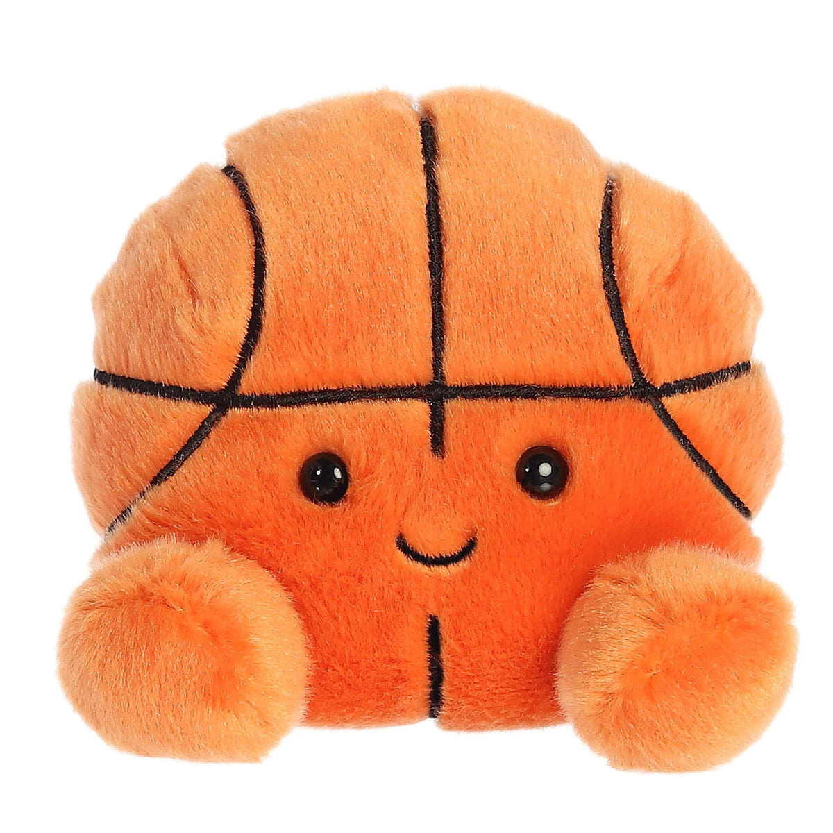 AuroraÂ® Adorable Palm Palsâ„¢ Hoops Basketballâ„¢ Stuffed Animal - Pocket-Sized Play - Collectable Fun - Orange 5 Inches
