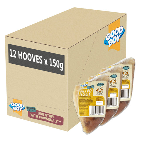 Good Boy Filled Hoof, case of 12