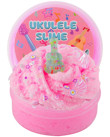 Ukulele Pink Cloud Slime, Super Drizzly Slime with Glow in The Dark Slime Add-ins, Slime Party Favors for Kids, Sensory Toys Girls Gifts & Boys Gifts Birthday Easter Hallowmas Christmas Slime