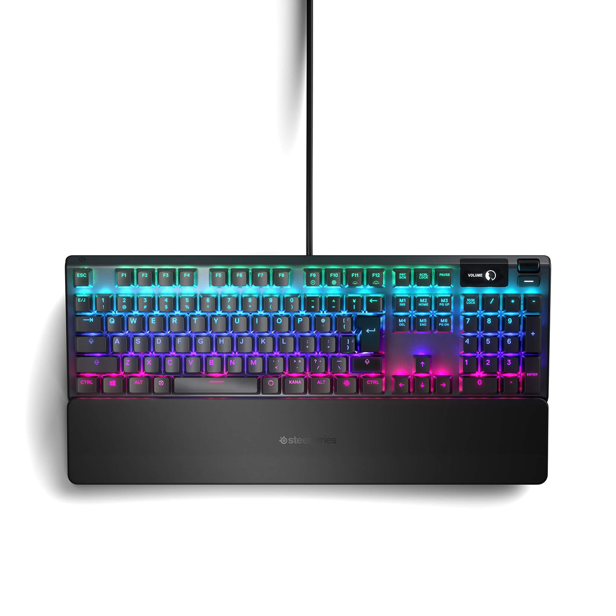 SteelSeries 64537 SteelSeries Apex 5 JP Gaming Keyboard, Japanese Layout, Hybrid Mechanical Switch, Organic EL Display