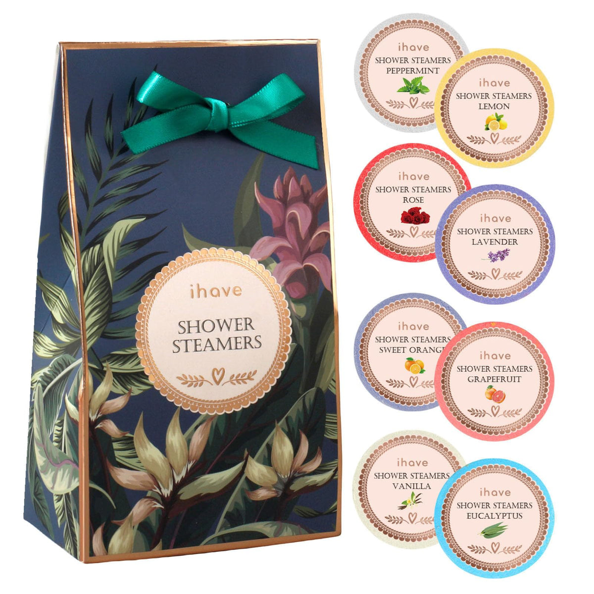 iHave Shower Steamers Aromatherapy - 8 Pack Luxurious Shower Bombs Gift Set Unique Spa Gifts for Her, Perfect for Relaxation & Spa Experience at Home, Ideal Anniversary and Birthday Gifts for Women