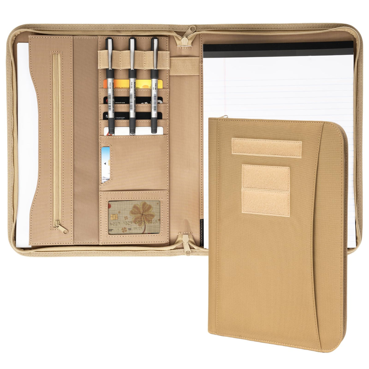 Lckaey Purse Organizer insert for LV NOE BB Petit NOE NM storage bag Organizer With Zipped pocket Y059khaki-Medium