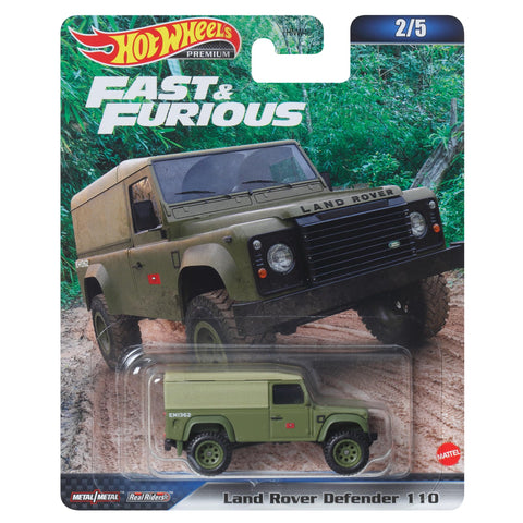 Hot Wheels HKD26 Fast and Furious Land Rover Defender 110 [3 Years Old and Up]