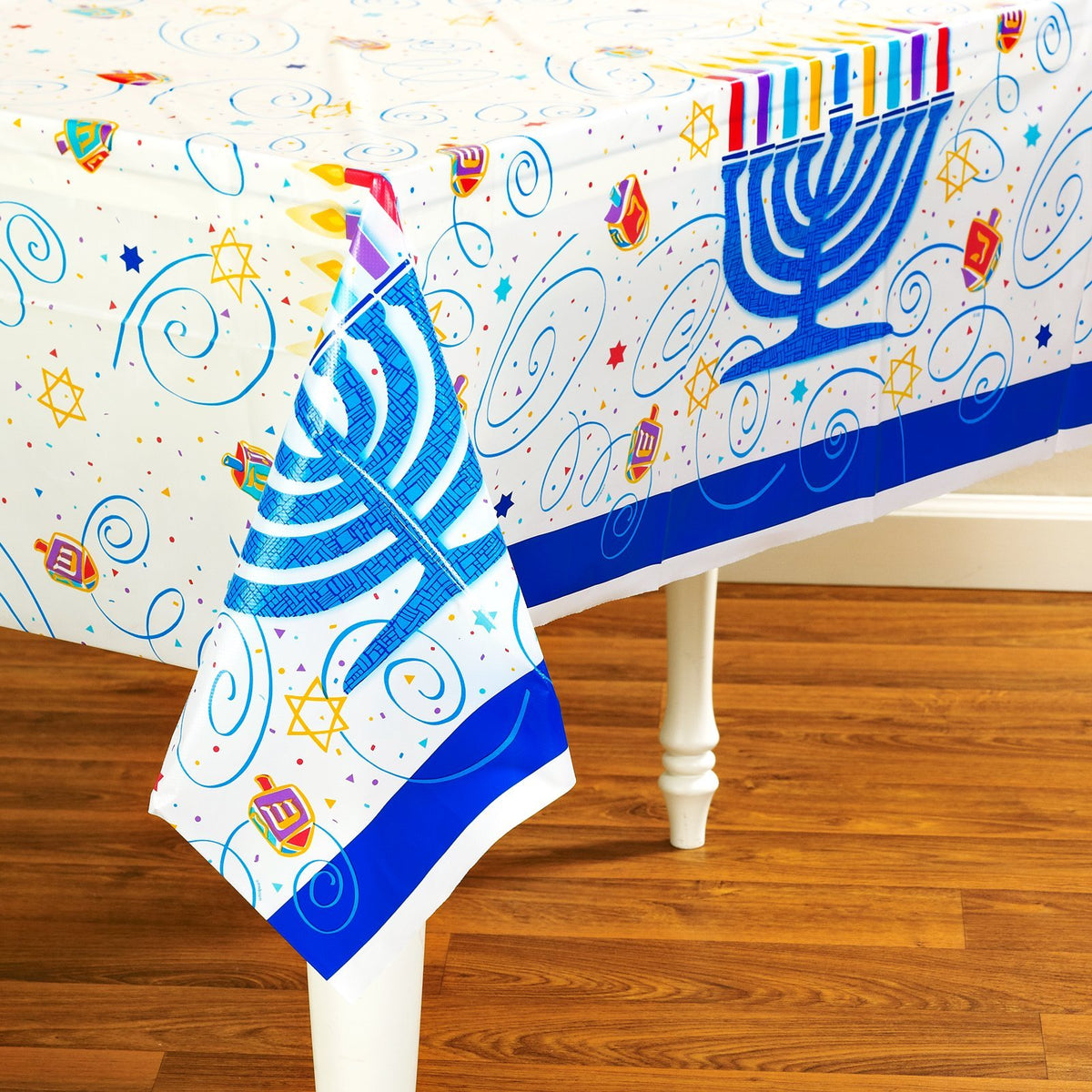 Festive Hanukkah - Tablecover Party Accessory