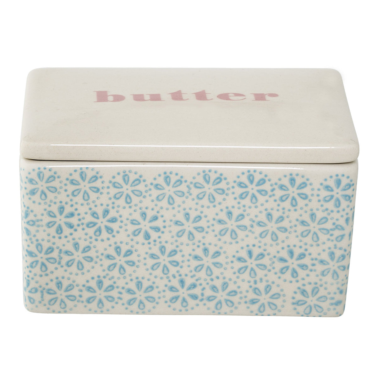 Bloomingville A21106507 Blue Ceramic Patrizia Butter Box