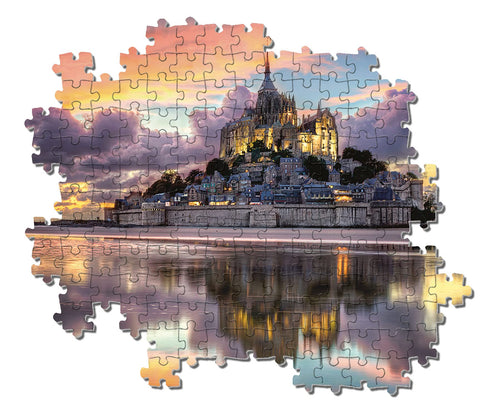 Clementoni - 39367 - Collection - Le magnifique Mont Saint-Michel - 1000 Pieces