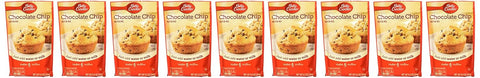 Betty Crocker Chocolate Chip Muffin Mix, 6.5 oz (Pack of 9)