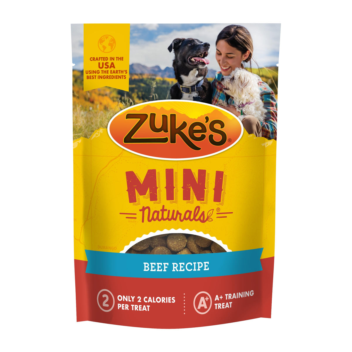 ZukeÃƒÆ’Ã†â€™Ãƒâ€šÃ‚Â¢ÃƒÆ’Ã‚Â¢ÃƒÂ¢Ã¢â€šÂ¬Ã…Â¡Ãƒâ€šÃ‚Â¬ÃƒÆ’Ã‚Â¢ÃƒÂ¢Ã¢â€šÂ¬Ã…Â¾Ãƒâ€šÃ‚Â¢s Mini Naturals Soft And Chewy Dog Treats For Training Pouch, Natural Treat Bites With Beef Recipe - 6.0 OZ Pouch