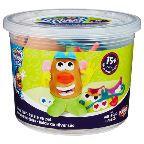 Mr Potato Head A2443 02704001513 Playskool Mr.Potato Head Tater Tub Set, White, Basic