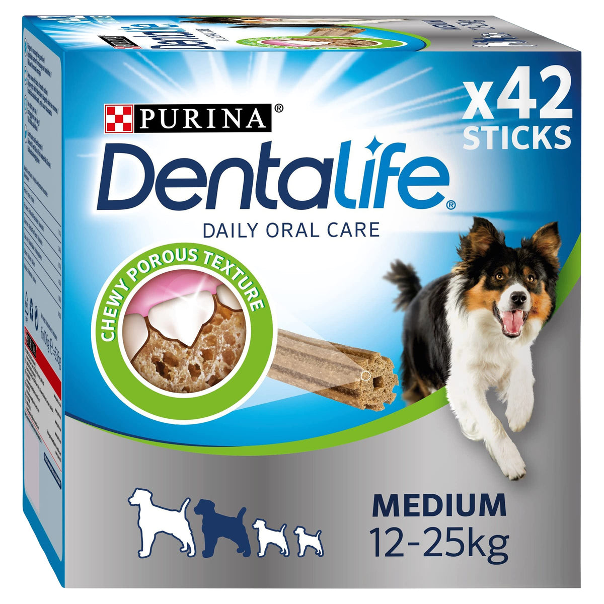 DENTALIFE Medium Dog Treat Dental Chew 42 Stick