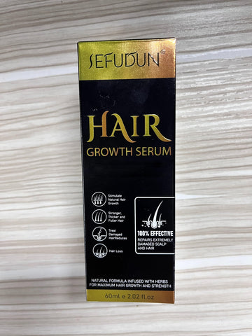 Hair Growth Serum with Biotin-Hair Care for Healthy Hair Growth for Men Women-Thicken and Strengthen for Hair Regrowth with 0.25mm Roller -60ML