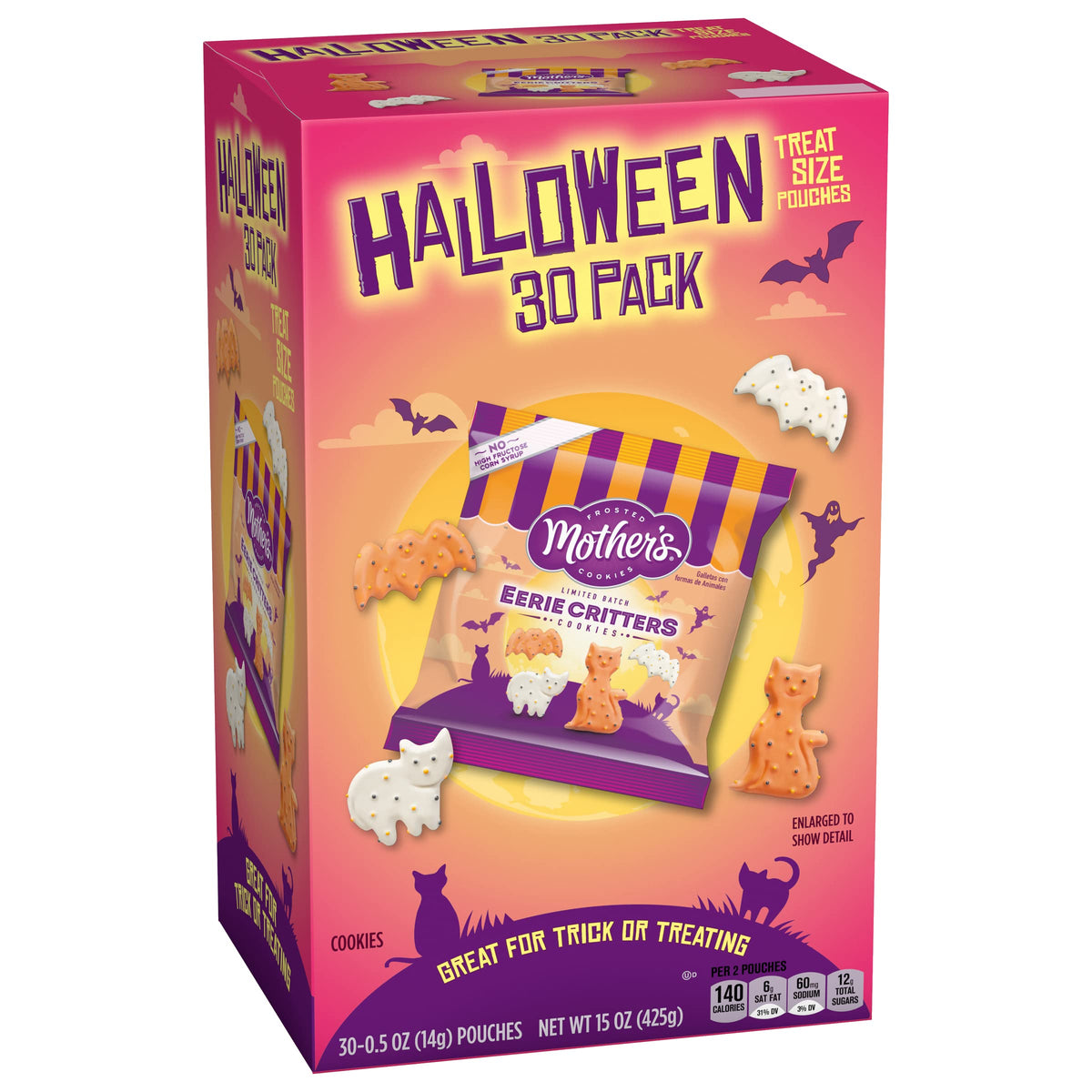 Mothers Circus Animals Halloween Cookies, 0.5 Oz. (Pack of 30)
