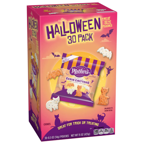 Mothers Circus Animals Halloween Cookies, 0.5 Oz. (Pack of 30)
