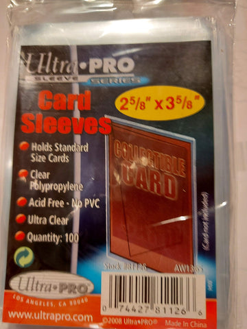 Ultra Pro ULP81126 2.5 x 3.5 in. Deck Protector Penny Sleeves44; 100 Count