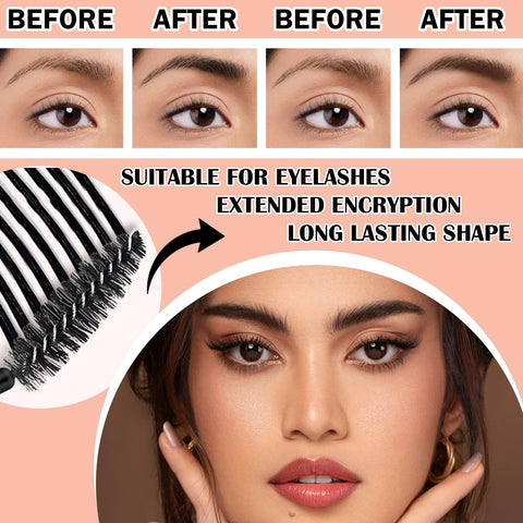 Eyebrow Soap,Eyebrow Styling Soap Tinting Kit,Waterproof Long Lasting Smudge Proof Tinted Brow Soap,3D Feathery Natural Eyebrow Wax Brow Shaping Gel?Black?