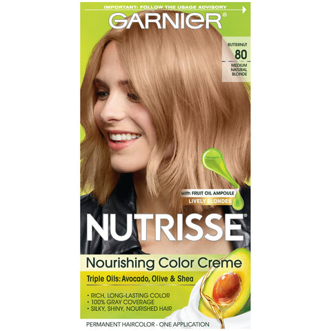 Garnier Nutrisse 80 Medium Natural Blonde- Butternut