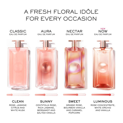 LancÃƒÆ’Ã†â€™Ãƒâ€ Ã¢â‚¬â„¢ÃƒÆ’Ã¢â‚¬Å¡Ãƒâ€šÃ‚Â´me IdÃƒÆ’Ã†â€™Ãƒâ€ Ã¢â‚¬â„¢ÃƒÆ’Ã¢â‚¬Å¡Ãƒâ€šÃ‚Â´le Now Eau de Parfum - Long Lasting Fragrance with Notes of Rose, Musky Orchid Accord & Vanilla - Luminous & Floral Women's Perfume - 0.85 Fl Oz
