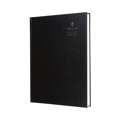 Collins Debden Standard Desk 2024 Diary A4 Week to View Business Diary - Business Planner and Organiser - January to December 2024 Diary - Weekly - Black - 40.99-24