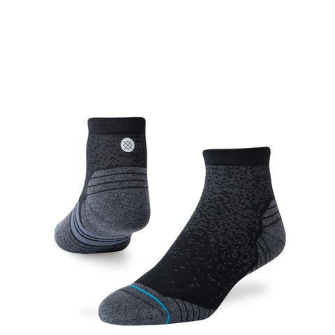 Stance Quarter Sock - Run - Feel 360 x Infiknit (Black, Small)