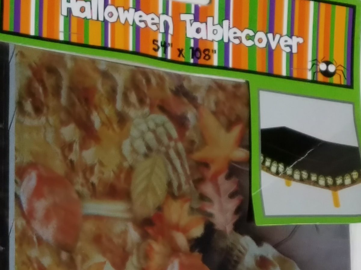 Halloween Plastic Tablecover Tablecloth