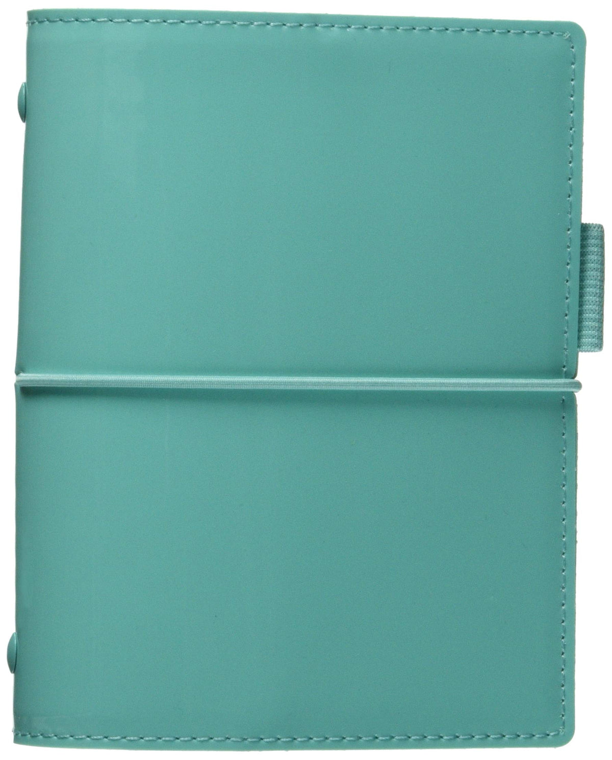 Pocket Domino Patent Turquoise Organiser