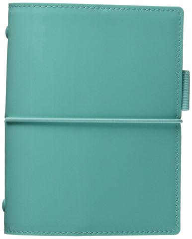 Pocket Domino Patent Turquoise Organiser