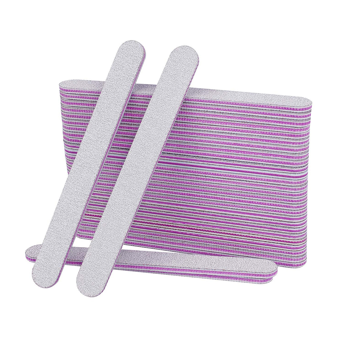 AYITOO Nail File Gel Grit 50pcs in Set Manicure File Nail Nail Files 100/180 Grit Professional Nail Files for Acrylic and Gel Nails Natural Nail File Pro Manicure Nail Art
