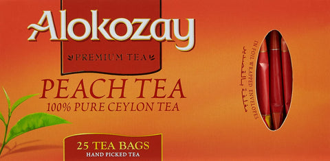 Alokozay Peach Tea, 25 Count