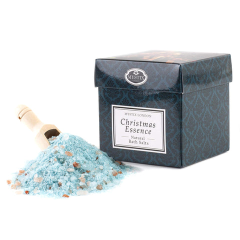 Mystix London | Christmas Essence - 100% Natural Bath Salts | A Medley of Epsom, Dead Sea Mineral and Himalayan Pink Salts | Perfect as a Gift | Handmade in UK