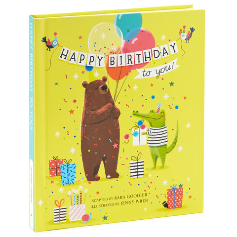 Hallmark Recordable Book with Music for Children (Happy Birthday to You!)