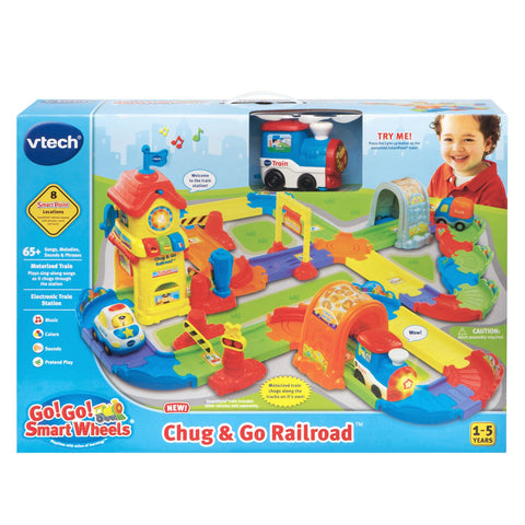 VTech Go! Go! Smart Wheels Chug & Go Railroad