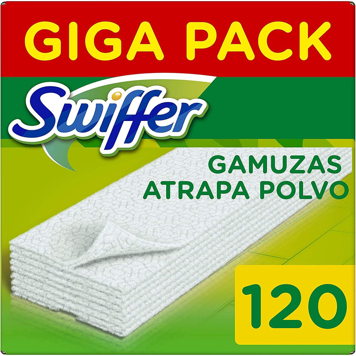 Swiffer replacement wipes, cleaning cloths, collects dust, 120 (3 x 40 pieces)