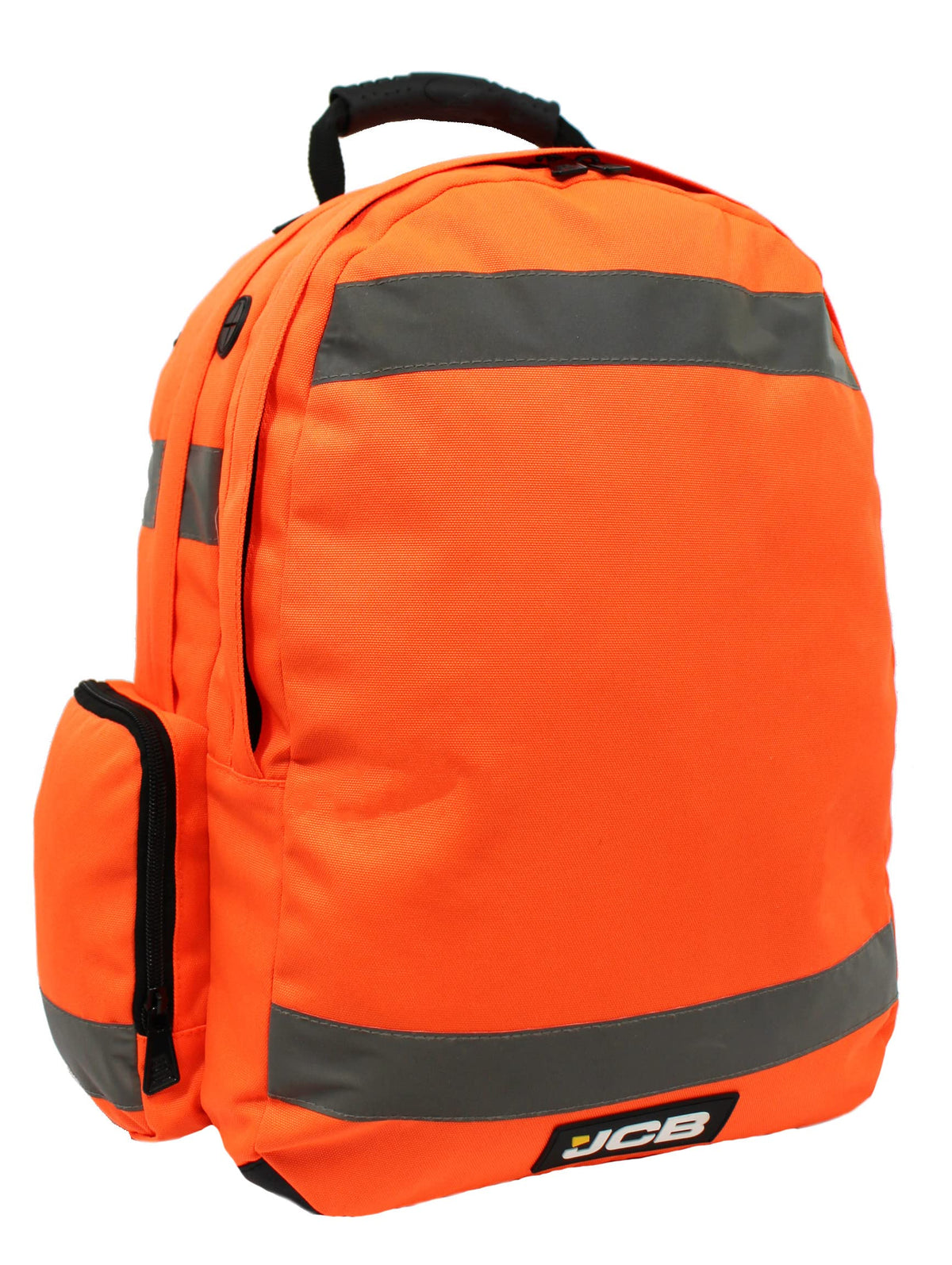 JCB - Hi Viz Backpack, Work Rucksack, High Visibility Safety Rucksack, Reflective Bag for Cycling Walks, Sports, Gym, School - Orange