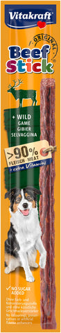 Vitakraft Dog Beefsticks With Game 12G