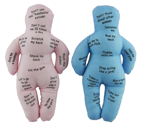 New Wife and New Husband VooDoo Doll - A Gag Gift for Brides